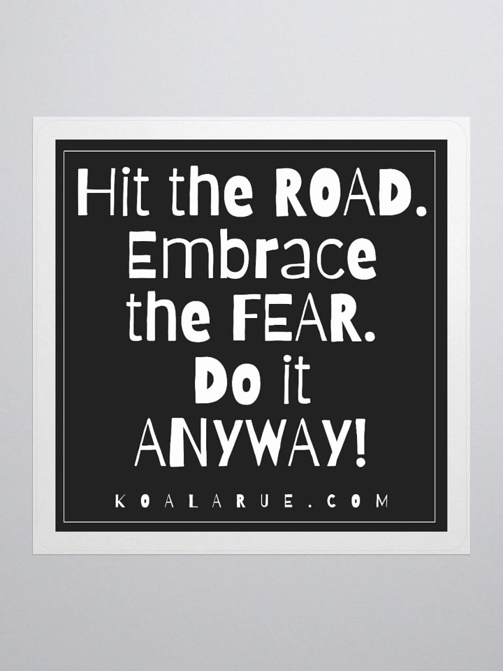 EMBRACE THE FEAR • STICKER product image (2)