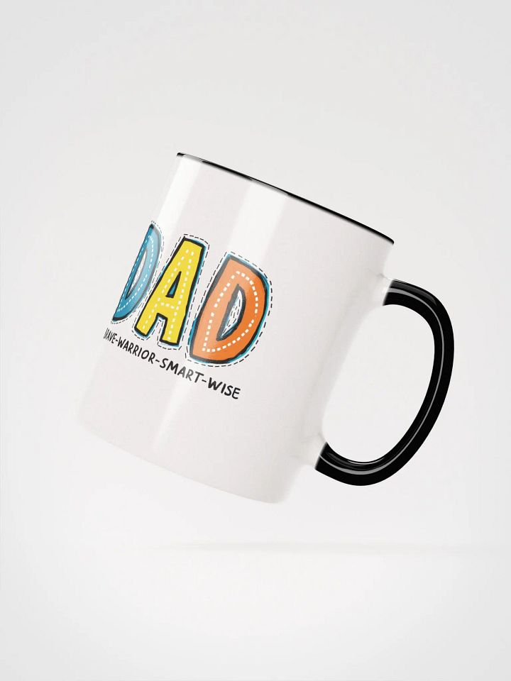 DAD- Brave, Warrior, Smart, Wise Coffee Mug product image (2)