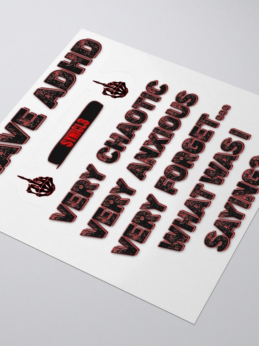 ADHD Very - Sticker product image (8)