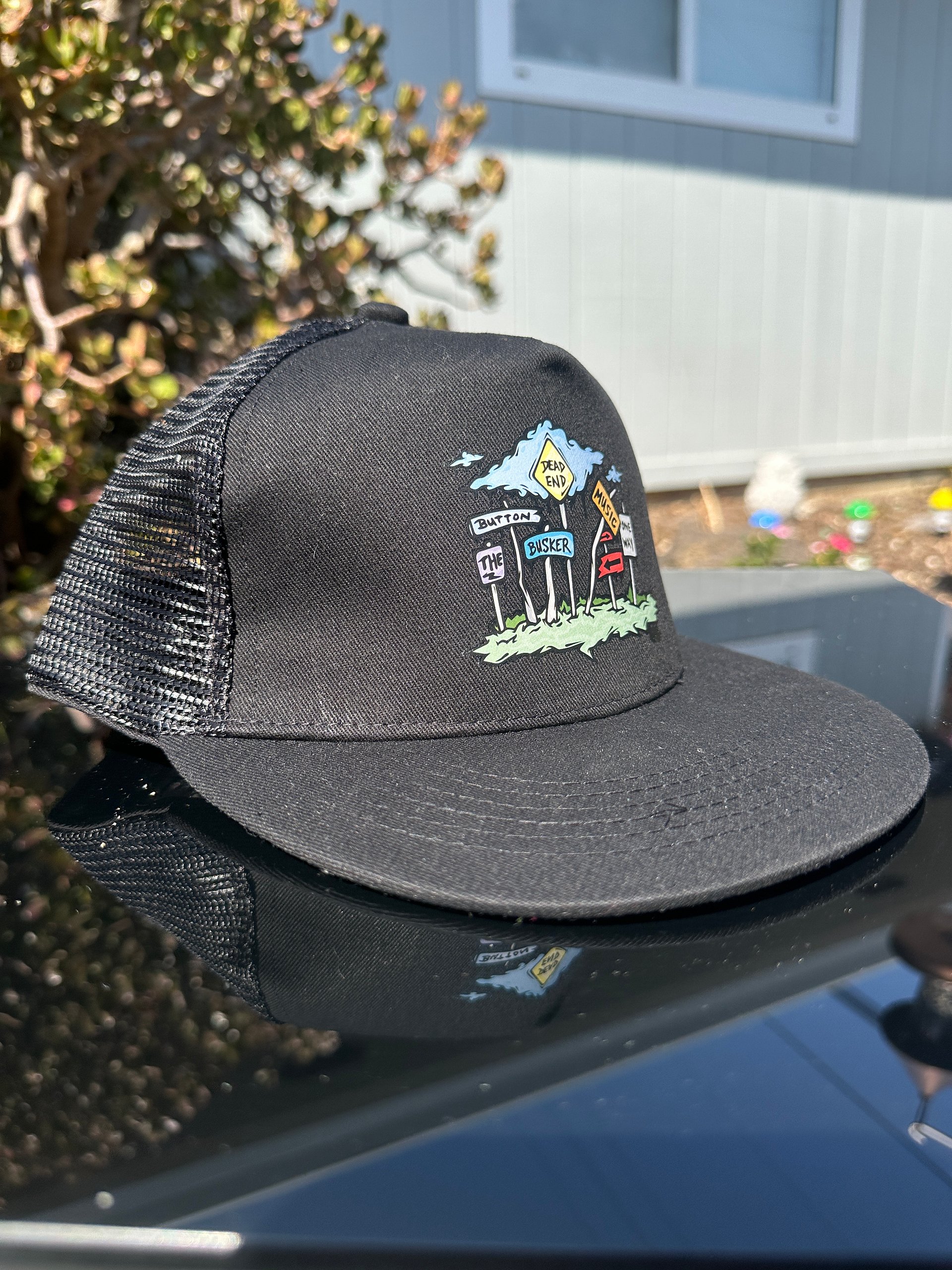 Button the Busker Snapback OG Street Art (Black) product image (3)