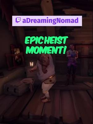Reflecting on our legends steal. 💀 #SeaOfThieves #PirateHeist #EpicGaming