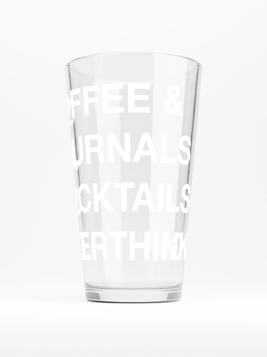 Pint Glas for Overthinking product image (1)