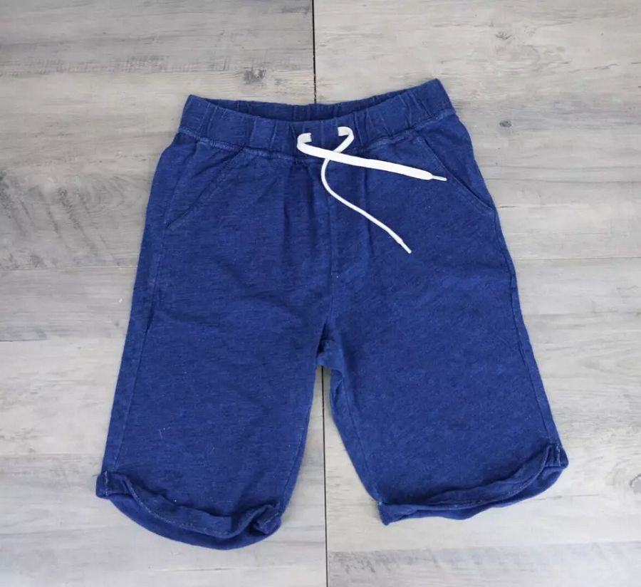 FabKids Boys Youth Size Large 10/12 Pull On Shorts Dark Blue product image (1)