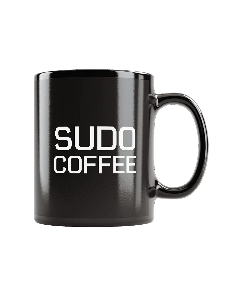 Sudo Coffee Black Mug product image (1)