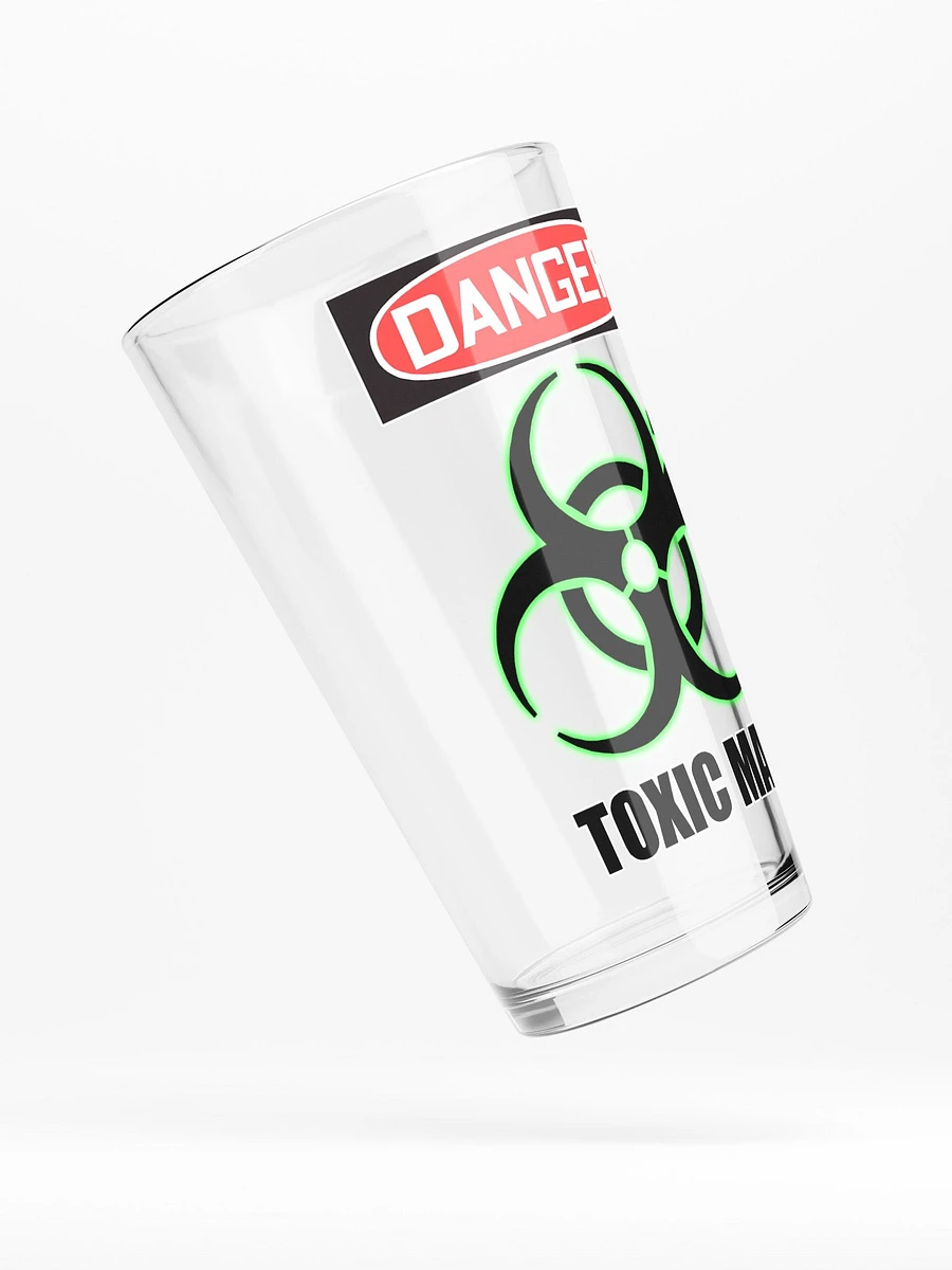 Danger: Toxic Male Pint Glass product image (4)