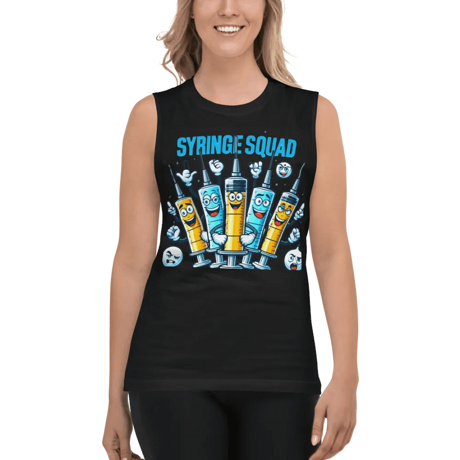 Syringe Squad Unisex Muscle Tank product image (5)