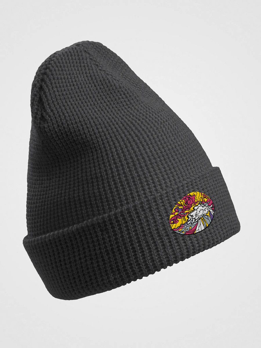 Swirling Motion Abstract Beanie - Wave at Sunset product image (12)