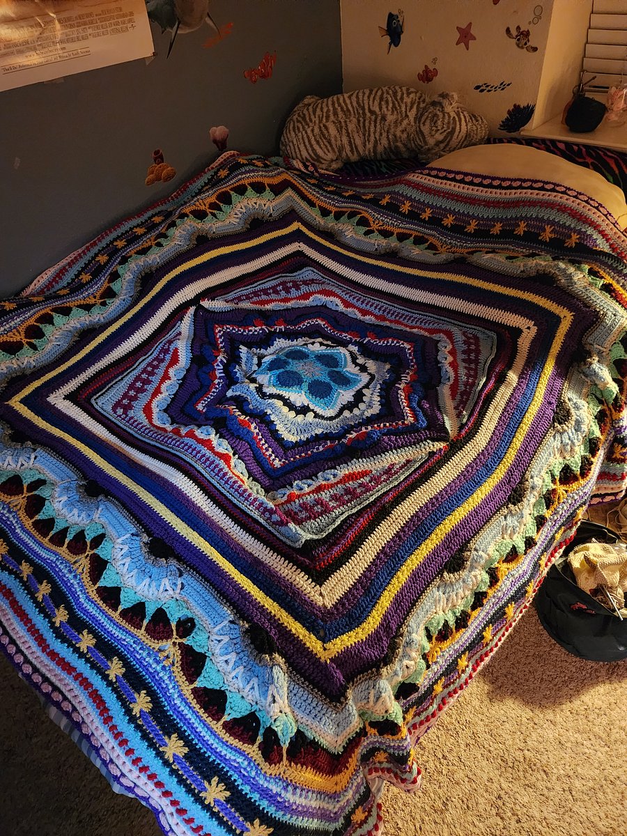 Cosmic crochet blanket product image (1)