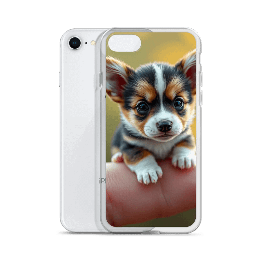 Pawfect Pup Tiny Corgi Clear iPhone® Case product image (51)