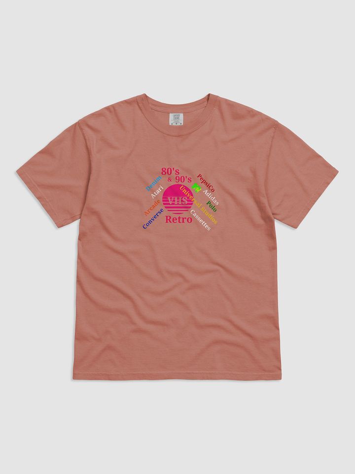 Vibrant Retro VHS Circle Graphic T-Shirt product image (1)