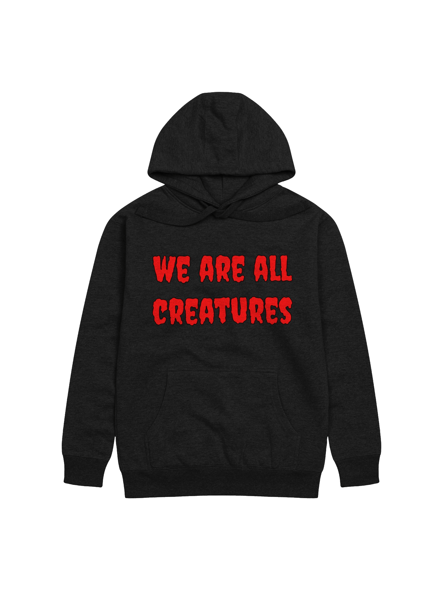 We Are All Creatures Creepy Halloween Hoodie product image (1)
