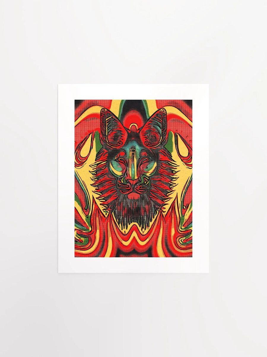 Leon The Psychedelic Lion - Print product image (1)