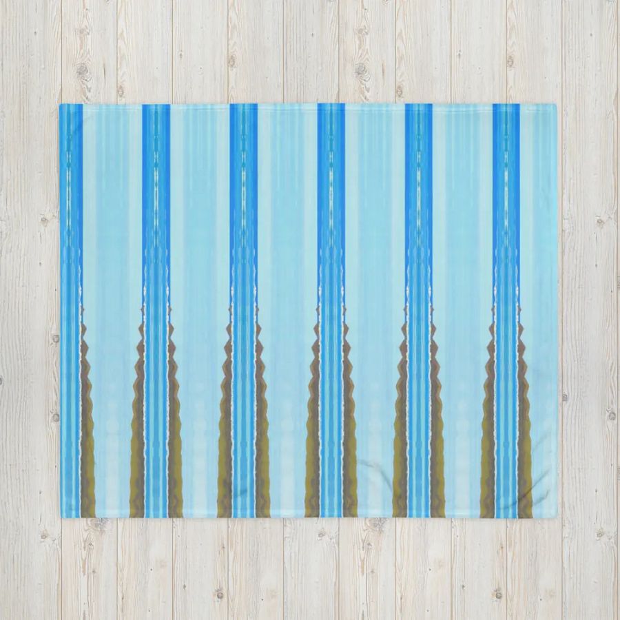 Serene Skyline Throw Blanket product image (5)