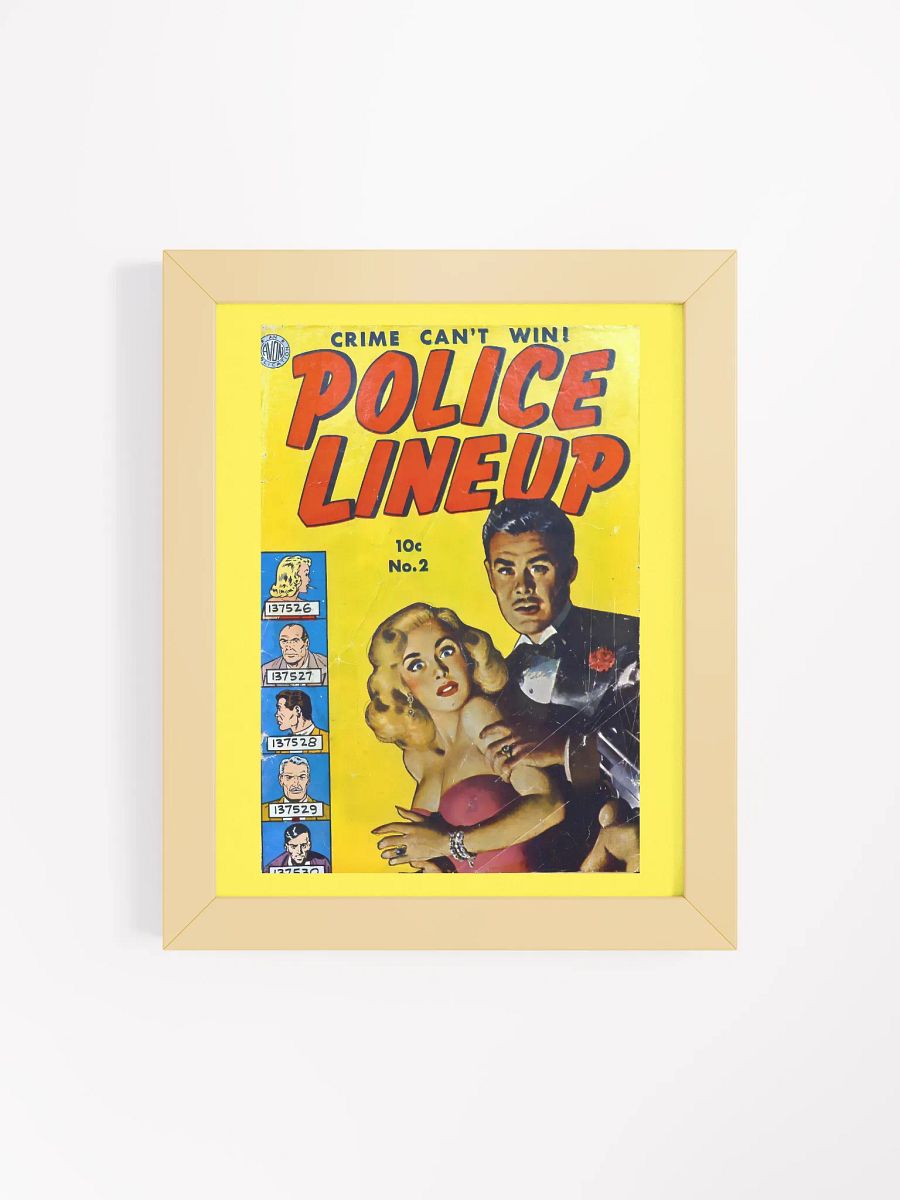 Retro Crime Can't Win Poster product image (70)