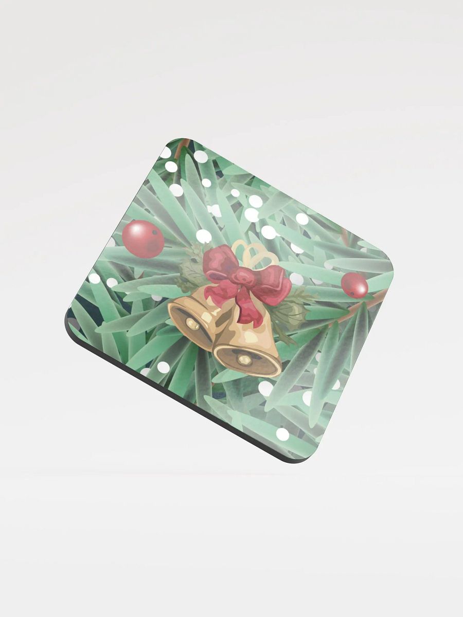 Festive Bells Cork Coaster Set gift for entertainers moms colleagues friends product image (1)