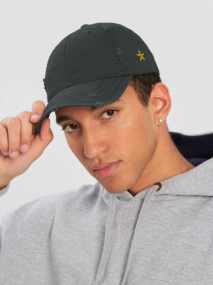 Golden Shuriken Dad Hat (Battle-Scarred) product image (8)