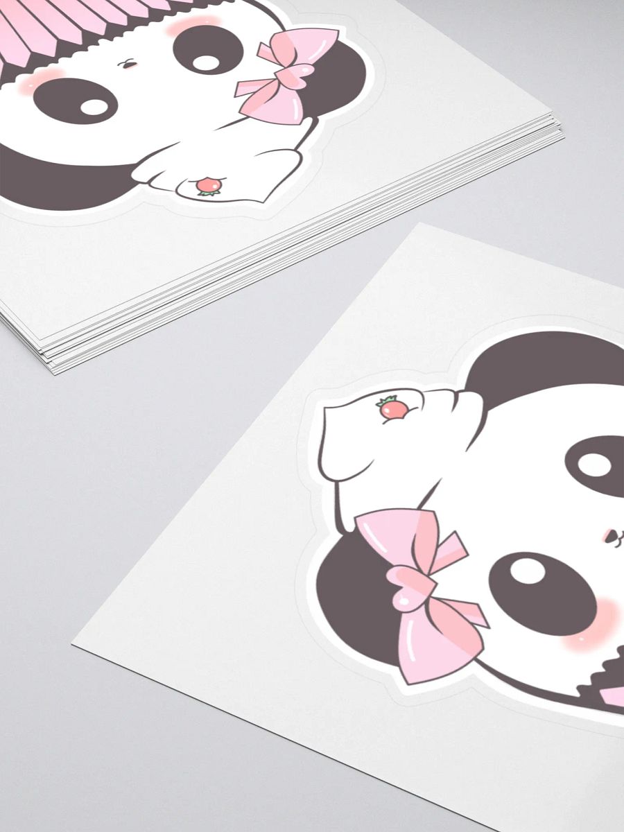 Panda Cupcake Kiss Cut Stickers product image (4)