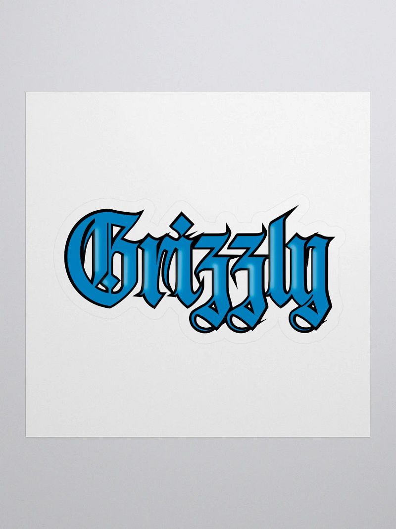 Grizzly Sticker