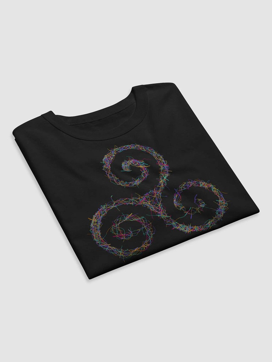 Vibrant Triskelion Tee | Celtic Sacred Geometry Art product image (10)