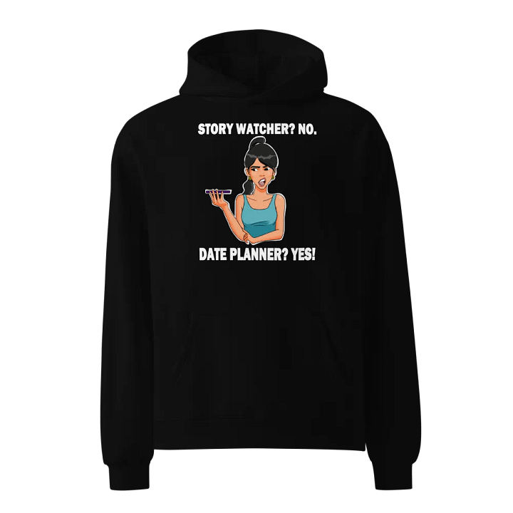 Story Watcher vs. Date Planner - premium, oversized hoodie product image (2)