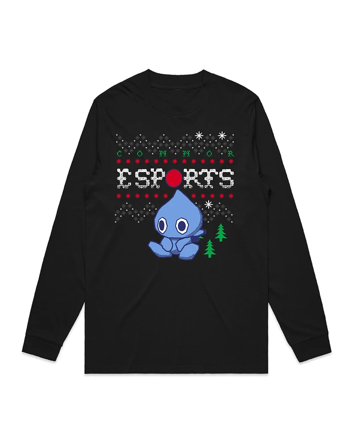 CHAO HOLIDAY PARTY LONG SLEEVE-BLACK product image (1)