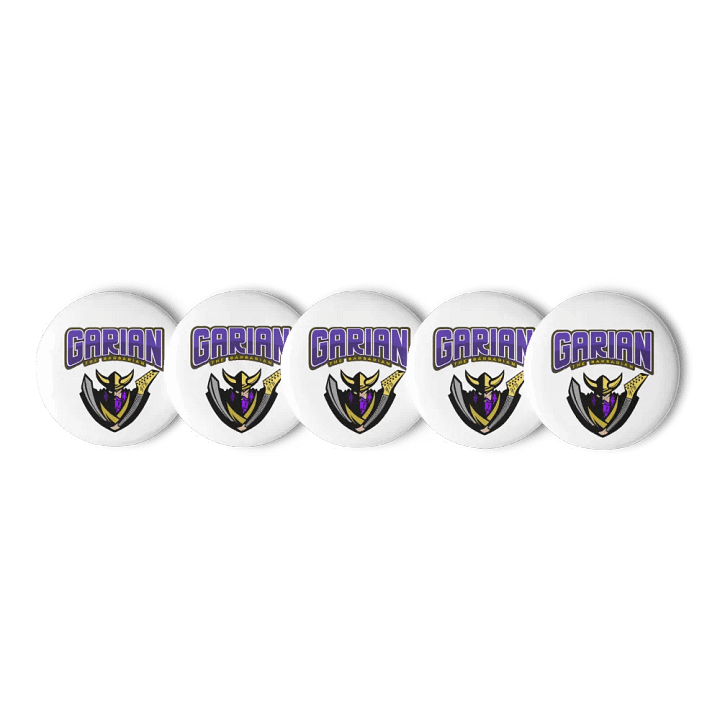 Logo Pins (Set Of 5) product image (1)