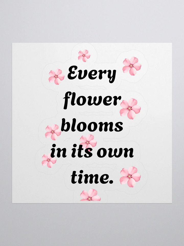 Every Flower Blooms Kiss Cut Stickers product image (1)