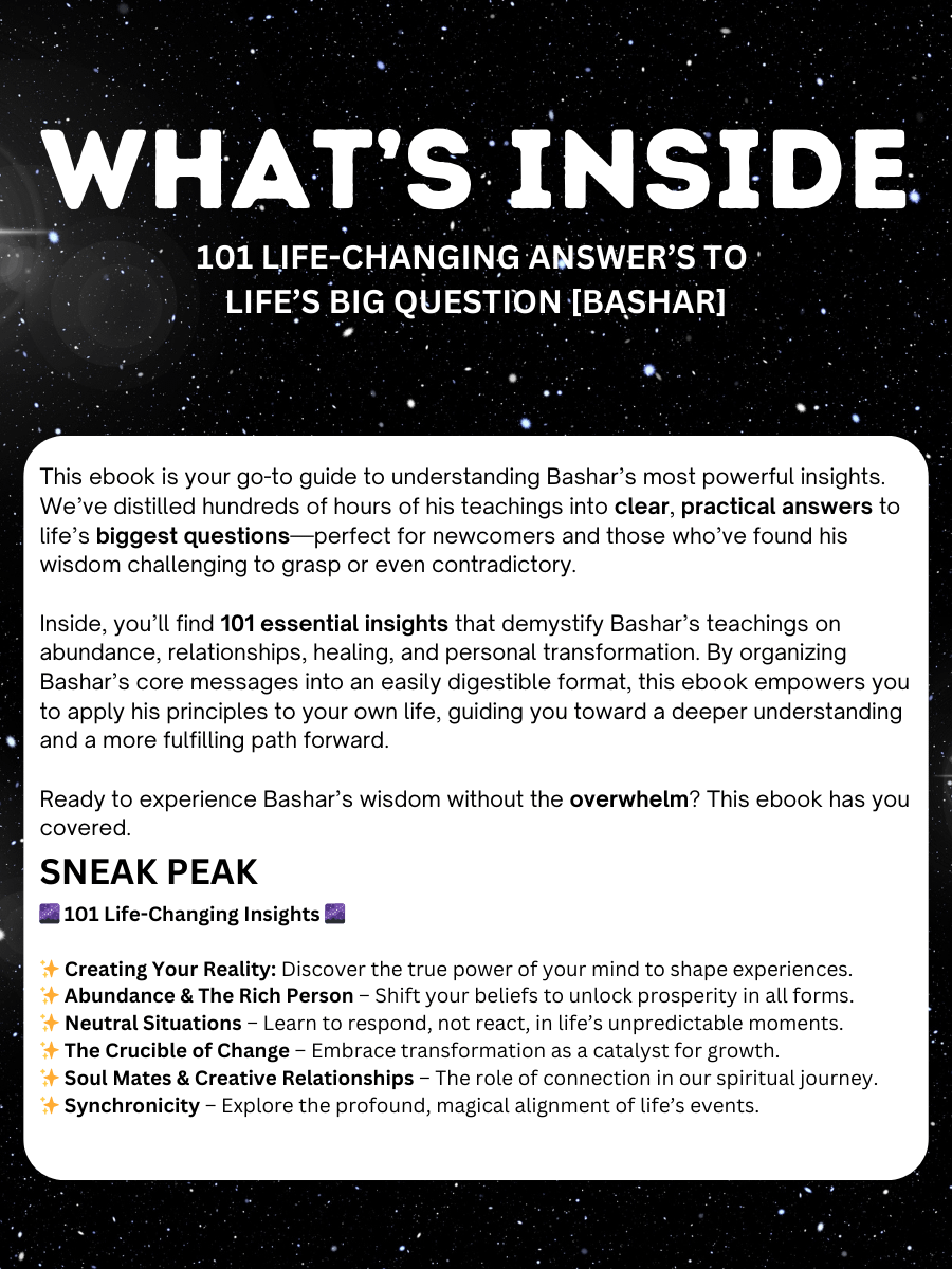 BASHAR 101 Life-Changing Answers (E-BOOK) product image (2)