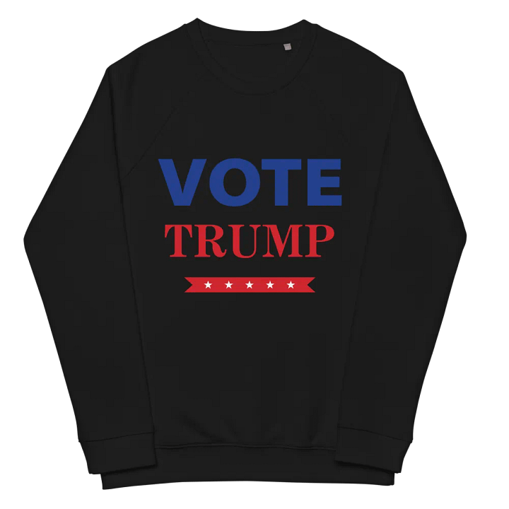 Vote Trump Organic Raglan Sweatshirt product image (4)