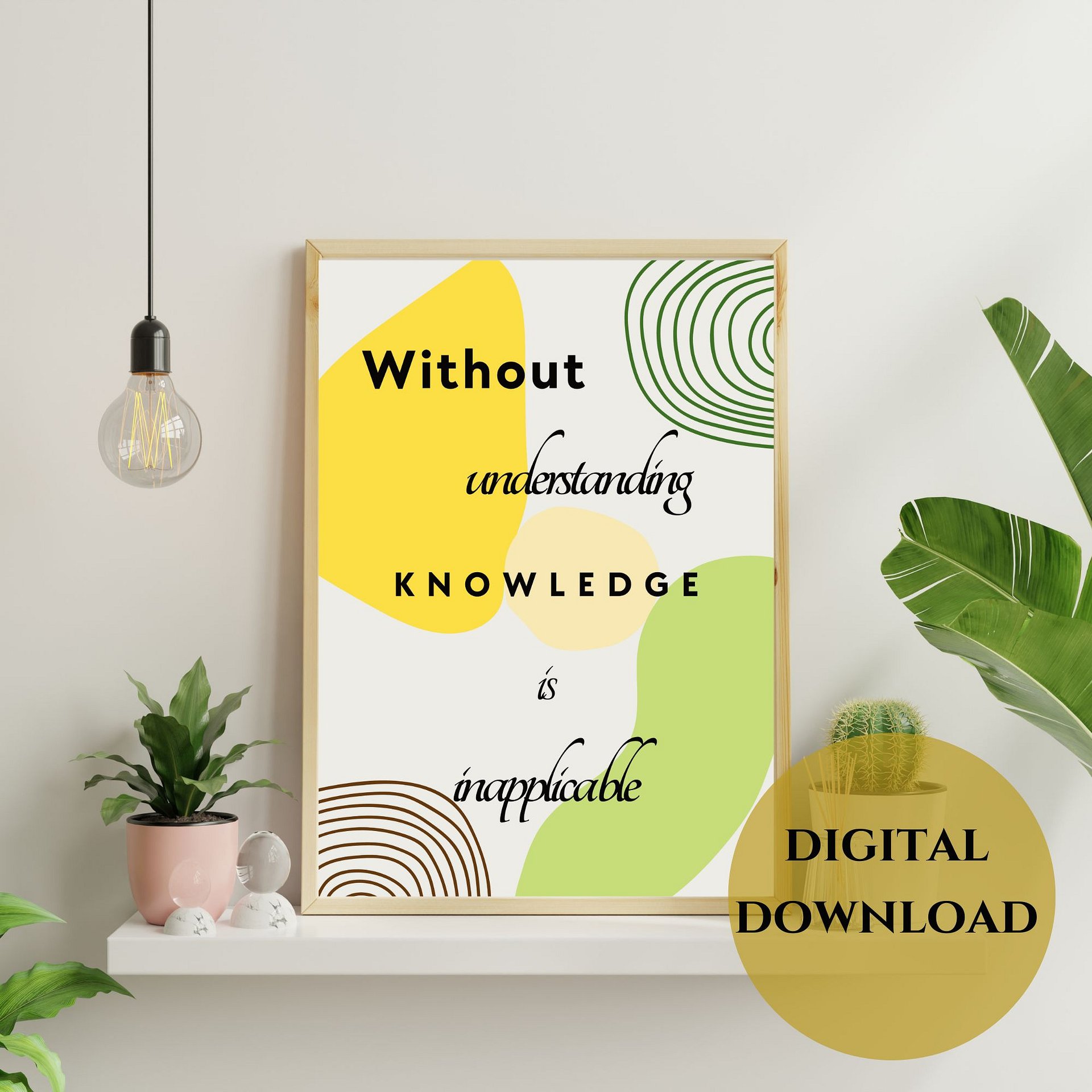 Without Understanding Printable Wall Art product image (4)