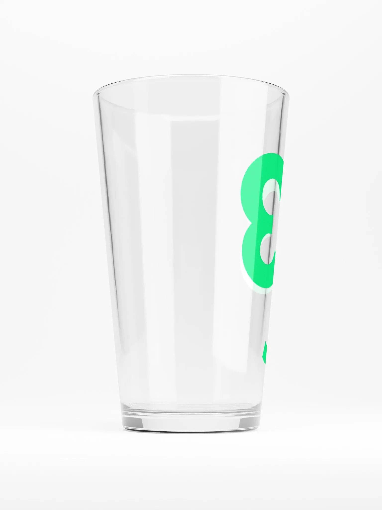 St. Patricks Day Text Clover Pint Glass product image (2)