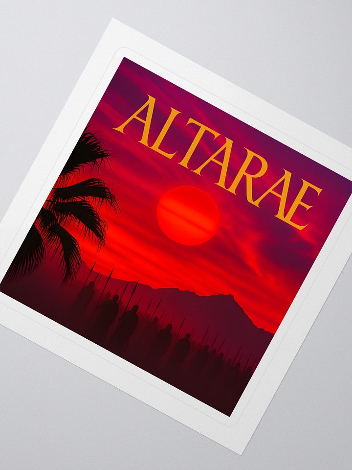 Altarae sunset sticker product image (2)