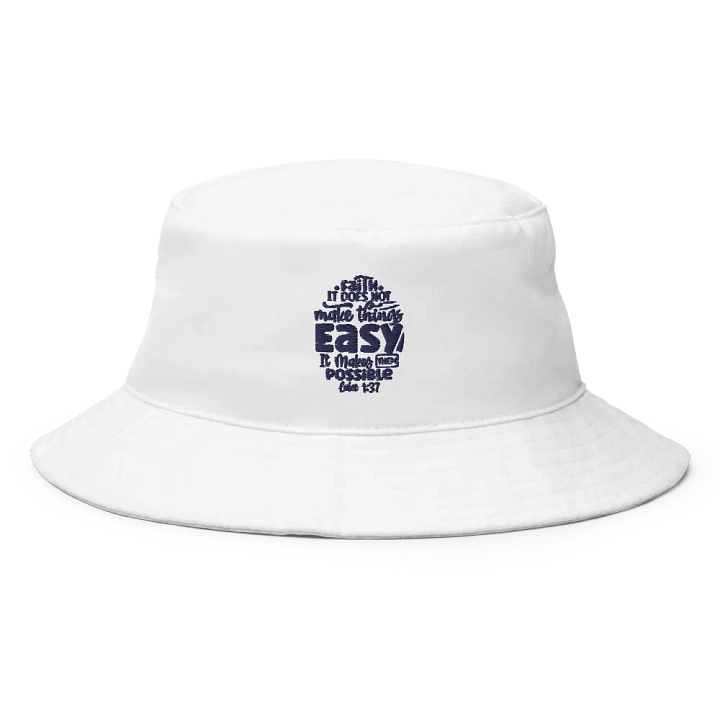 Luke 1:37 Faith Bucket Hat product image (1)