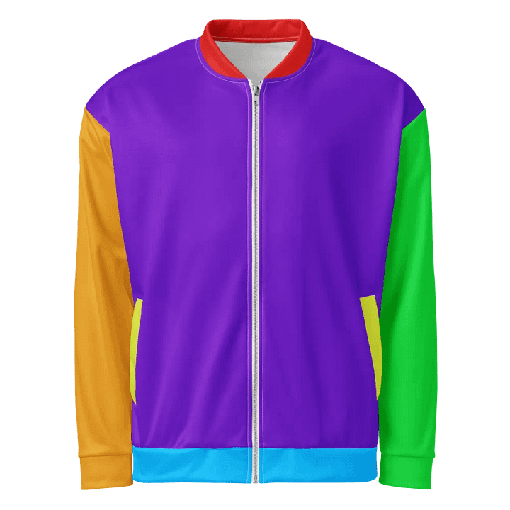 Color Block Bomber Jacket product image (1)