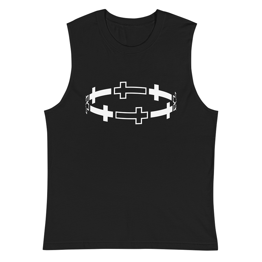 White Cross Circuit Men's Muscle Tank product image (3)