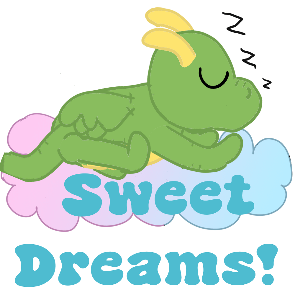 Kym's Dragon Hatchery "Sweet Dreams" Kiss Cut Sticker product image (9)