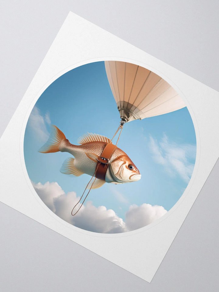 Fish No. 02 Vinyl Sticker product image (1)