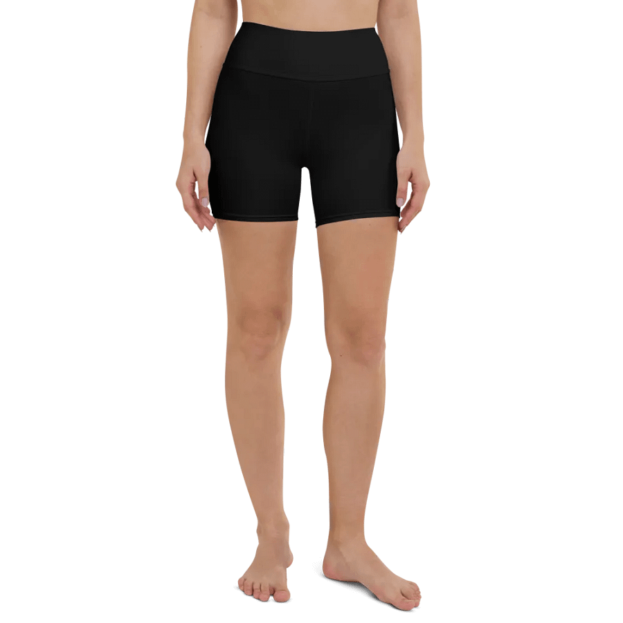 Unisex Black Yoga Shorts product image (2)