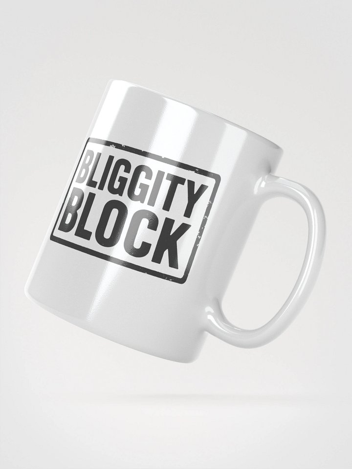 “Bliggity Block” Black Stamp Mug product image (4)