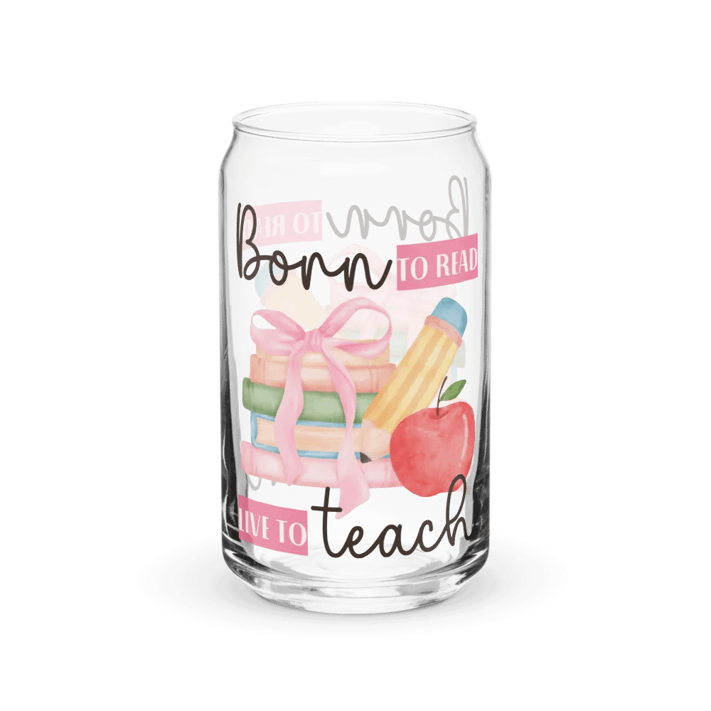 Ice Coffee Watercolor Glass Tumbler Gift For A Teacher product image (11)