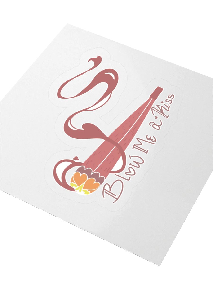 Kiss cut "blow me a kiss" Stickers product image (7)
