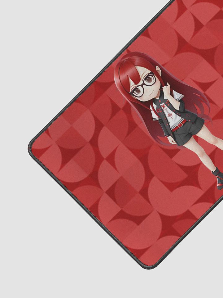(Red CHIBI) K Desk Mat 12" x 18" product image (2)
