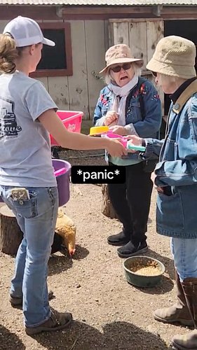 POV: you’re attending one of our interactive farm tours and realize you are more afraid of the worms than the chickens! Come ...
