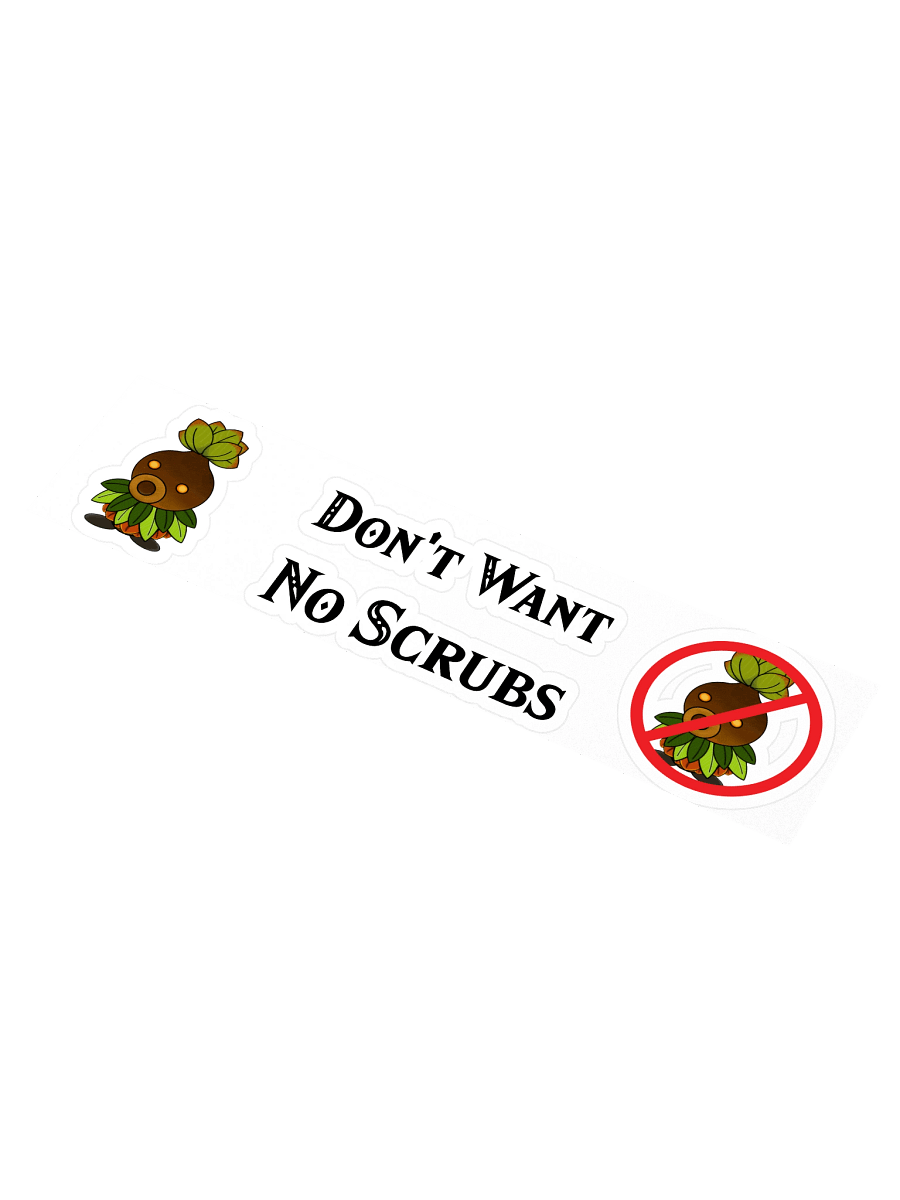 Don't Want No Deku Scrub Sticker Sheet product image (1)