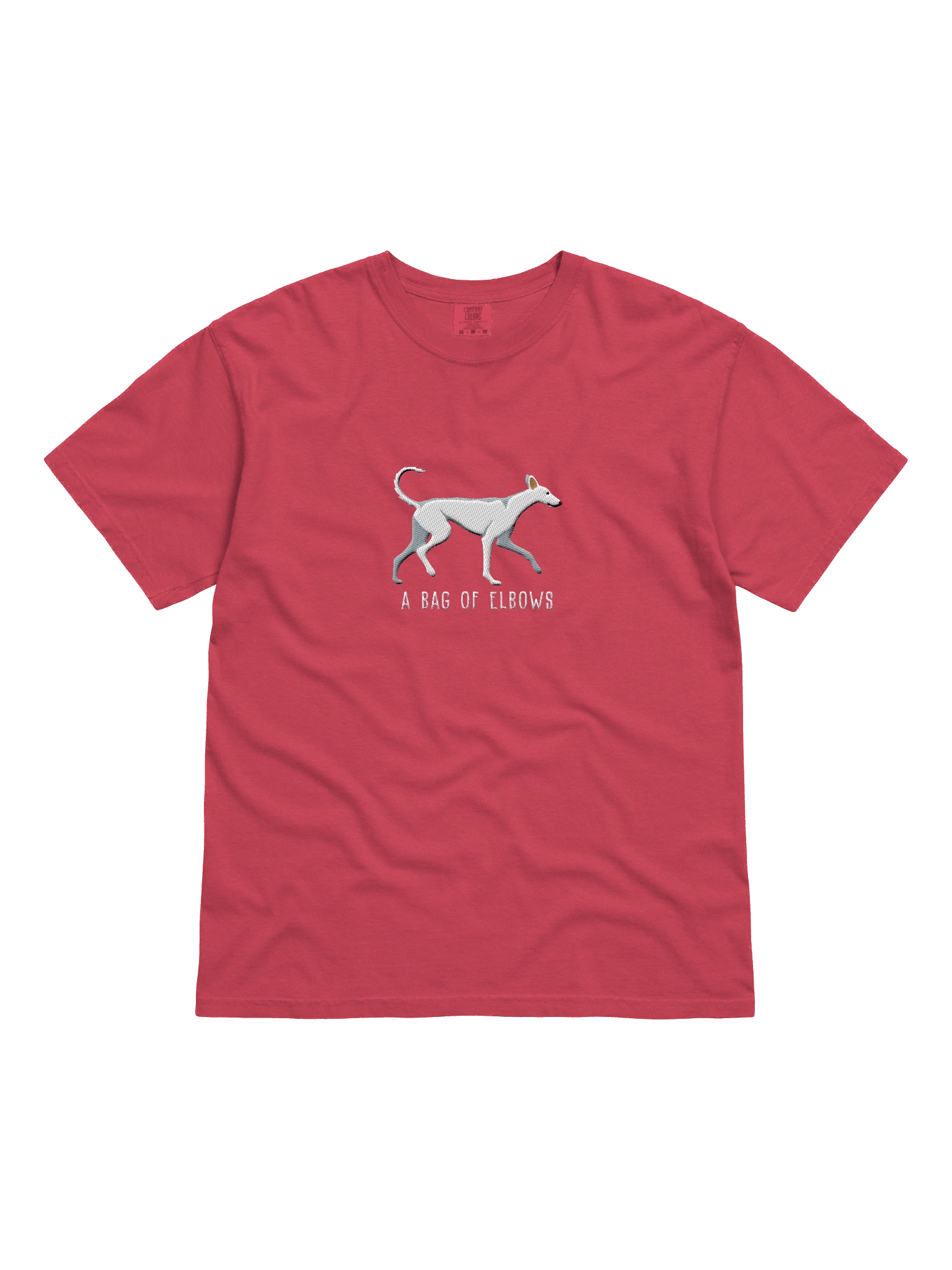 A Bag of Elbows T-Shirt(Embroidered) of an Ibizan Hound(White) product image (41)