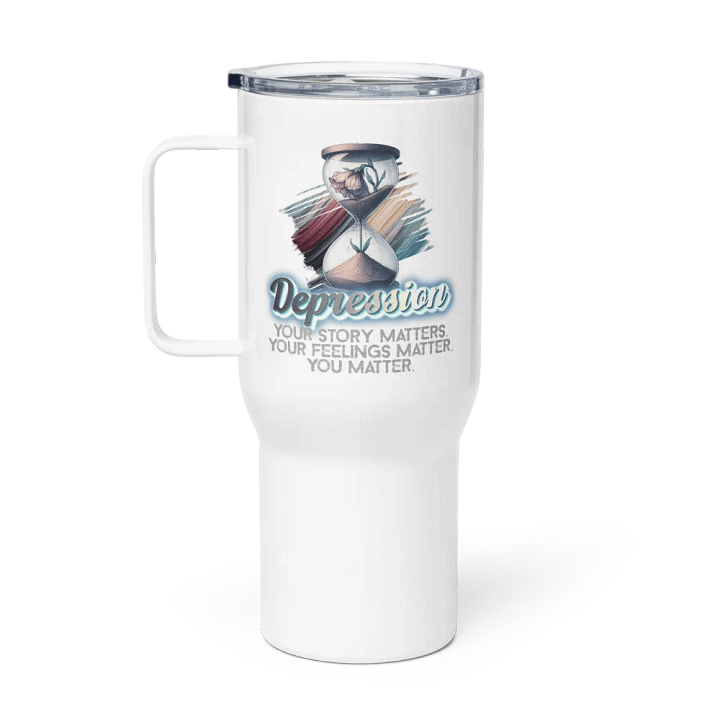 Depression #1 Travel Mug with a Handle product image (1)