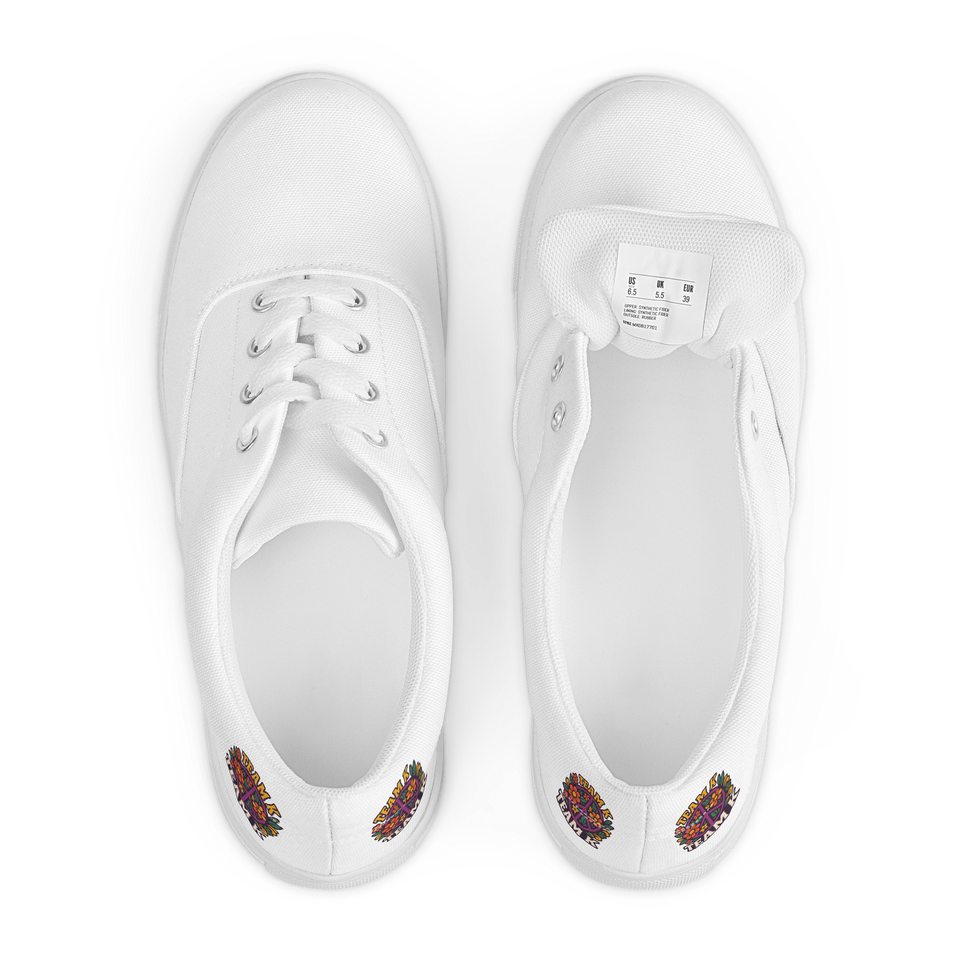Team K 1960's Men's Lace-Up Canvas Shoes product image (6)