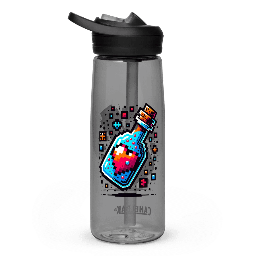 CamelBak Eddy®+ Sports Water Bottle with Pixelated Healing Potion Bottle Art – Eco-Friendly 50% Recycled Plastic Design 💧❤️ product image (8)