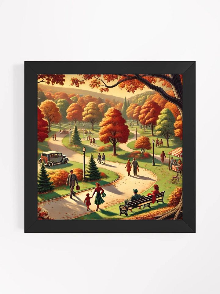 Autumn in the Park: Framed Artwork product image (1)