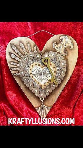 Flex your heart muscle and be the hero for Valentines Day with a one of a kind gift. Available now in the shop at Kraftyllusi...